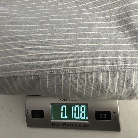 Madewell Button Down Shirt Womens Large Lt Blue Striped Boxy Preppy Classic - Picture 12 of 12